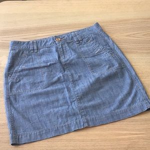 Loft denim skirt